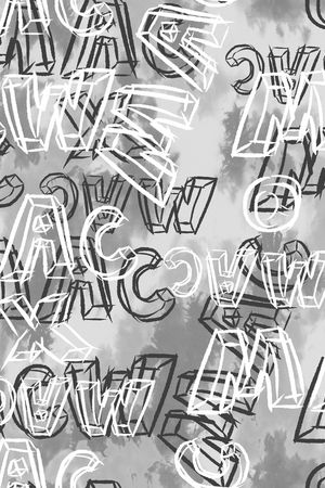 字母印花华亿平台图片