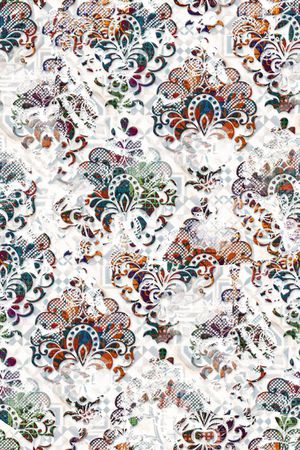 连衣裙印花华亿平台图片