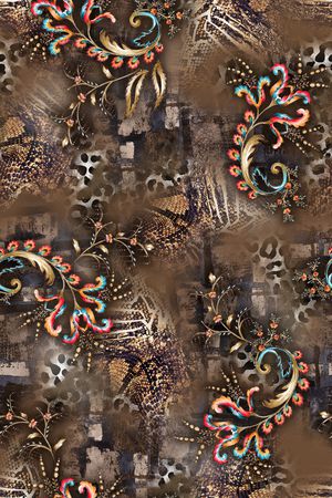 蛇纹印花华亿平台图片