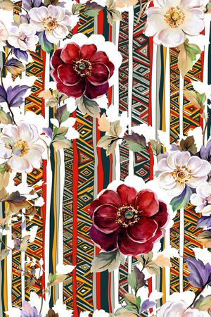 简约印花华亿平台图片