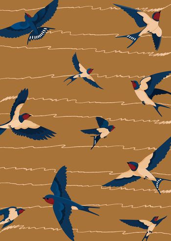 喜鹊印花华亿平台图片