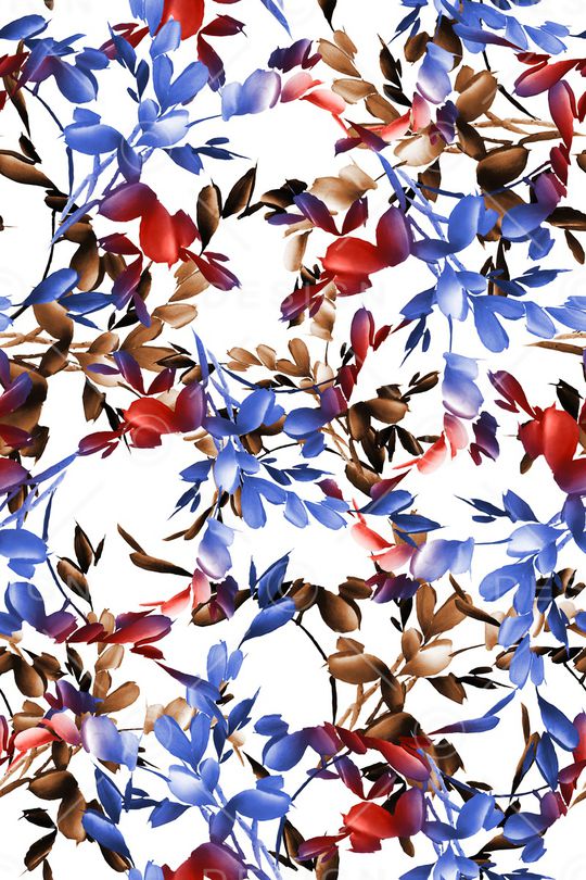 绿植树叶印花华亿平台图片