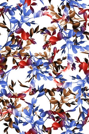 绿植树叶印花华亿平台图片