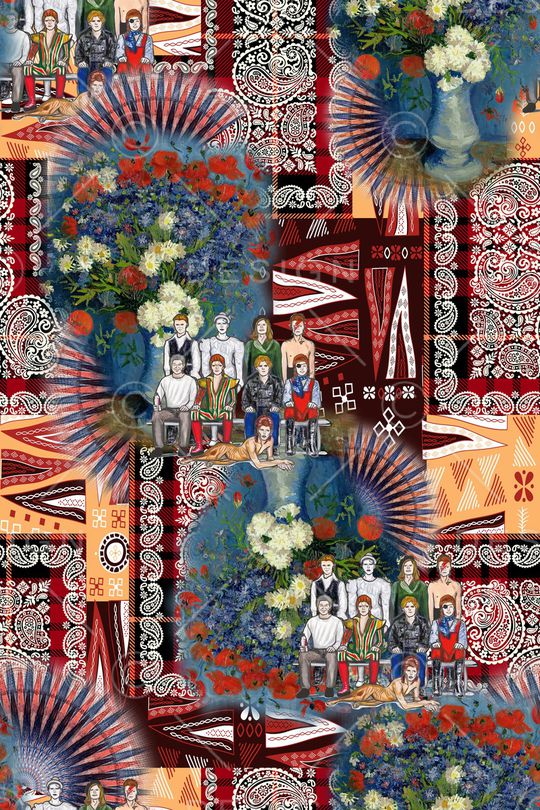 人物印花华亿平台图片