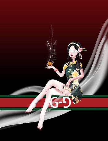 男装印花华亿平台图片