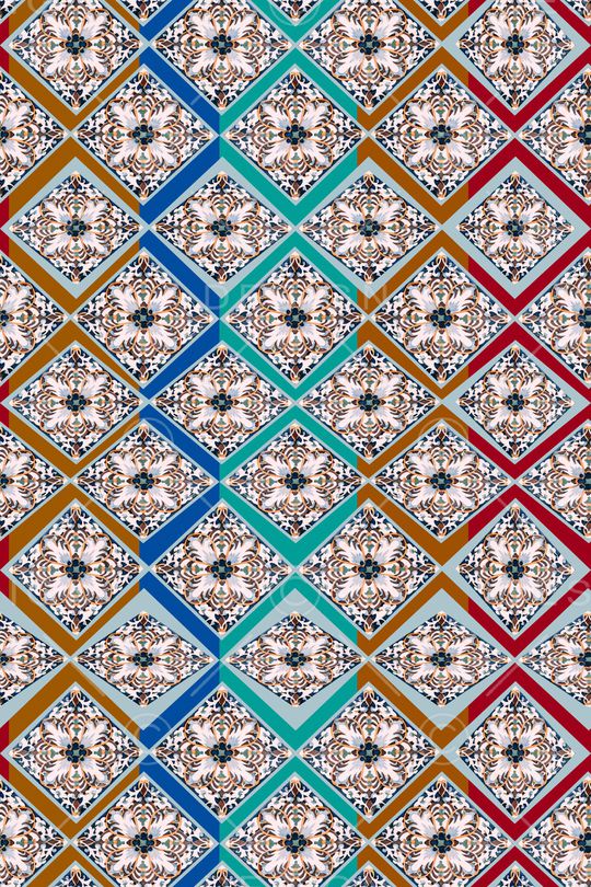 复古印花华亿平台图片