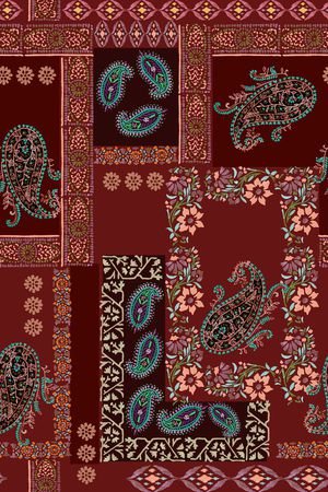 民族风印花华亿平台图片