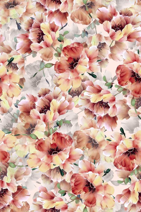 绿植树叶印花华亿平台图片