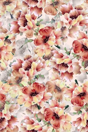 绿植树叶印花华亿平台图片