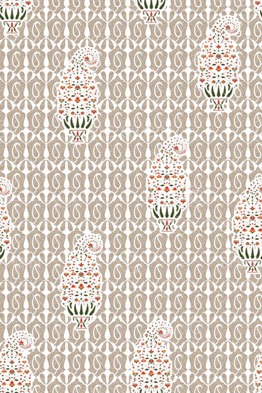 绿植树叶印花华亿平台图片