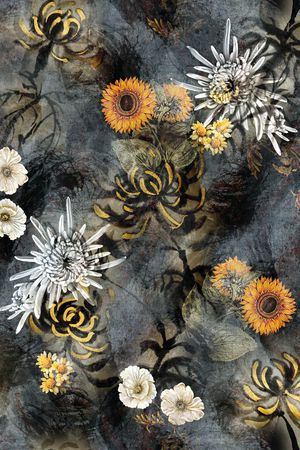 小雏菊印花华亿平台图片