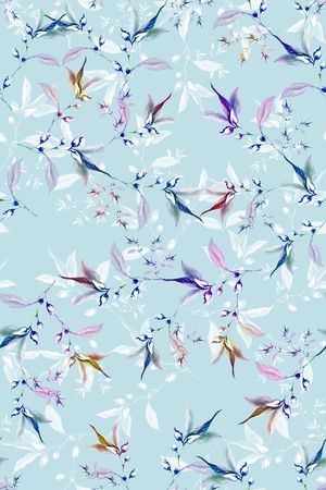 绿植树叶印花华亿平台图片