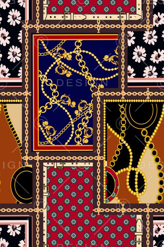 几何印花华亿平台图片