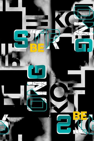 字母印花华亿平台图片