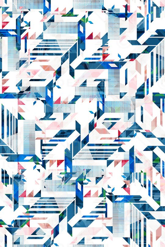 几何印花华亿平台图片