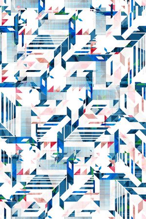 几何印花华亿平台图片