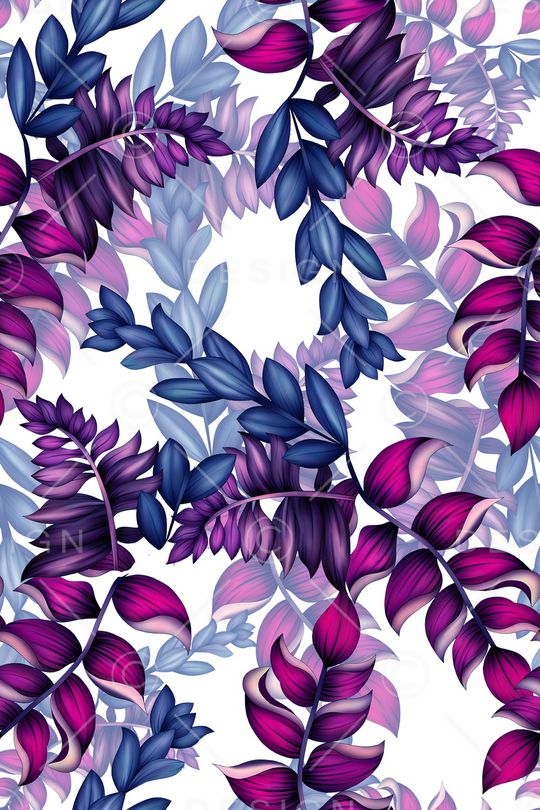 绿植树叶印花华亿平台图片