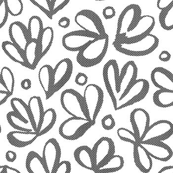 黑白华亿平台印花华亿平台图片