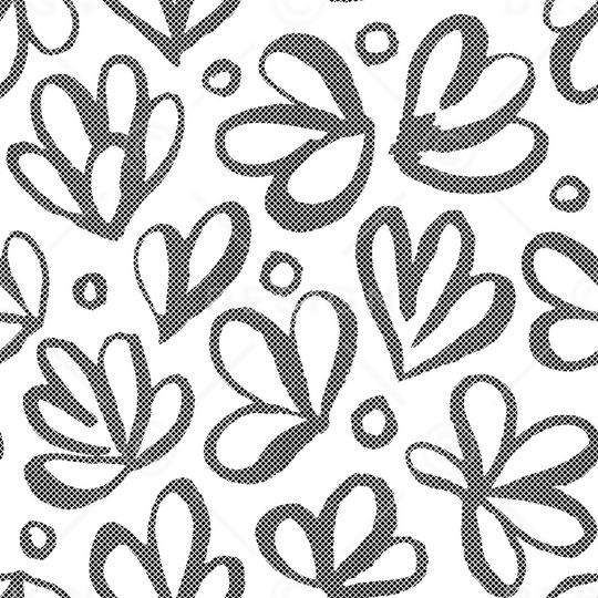 黑白华亿平台印花华亿平台图片