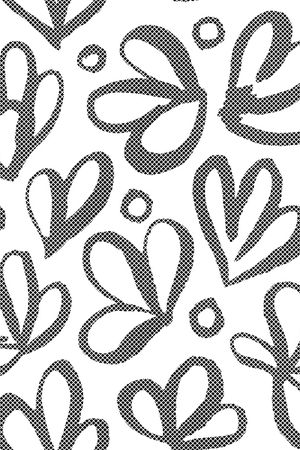 黑白华亿平台印花华亿平台图片