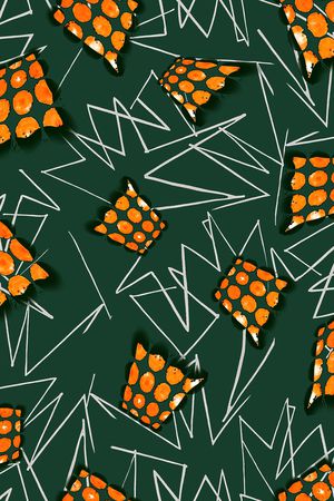 线条印花华亿平台图片