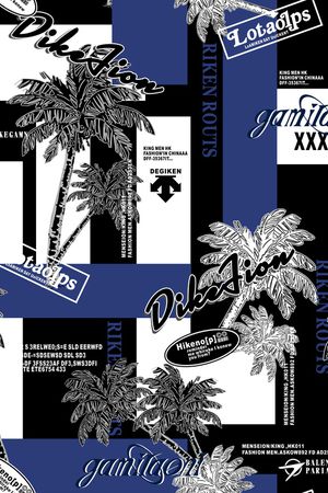 字母印花华亿平台图片