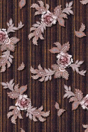 线条印花华亿平台图片