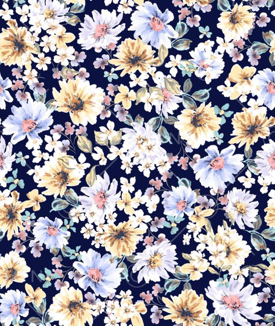 小碎花印花华亿平台图片