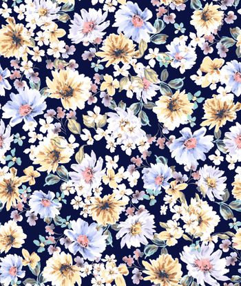 小碎花印花华亿平台图片