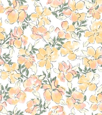 1439101-手绘线描花卉2