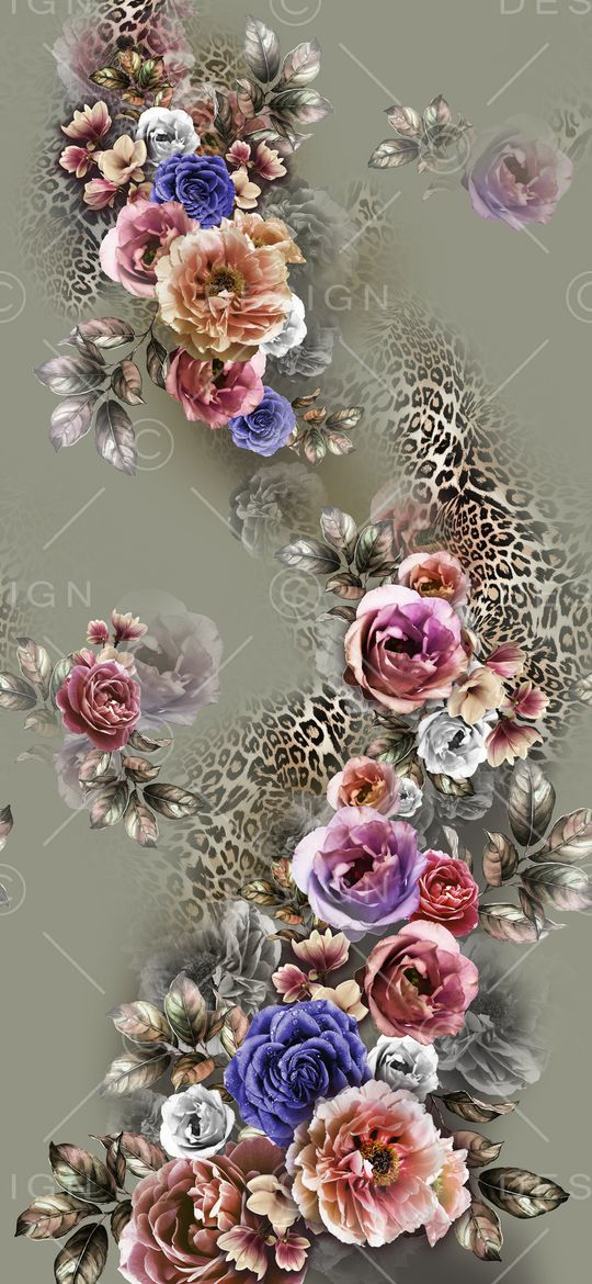 豹纹印花华亿平台图片