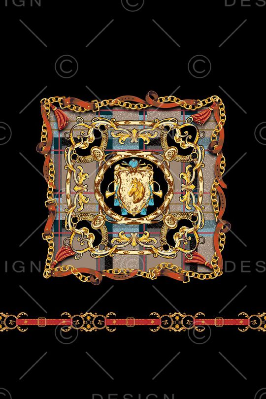 宫廷风印花华亿平台图片