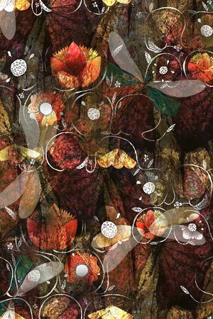 复古印花华亿平台图片