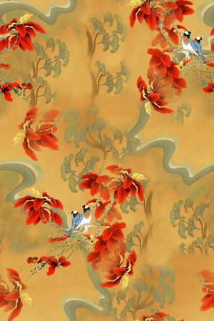 香云纱印花华亿平台图片