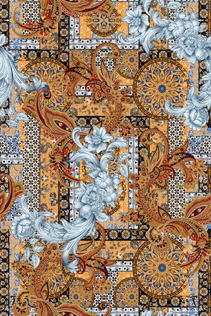 民族风印花华亿平台图片