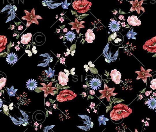 鸟印花华亿平台图片