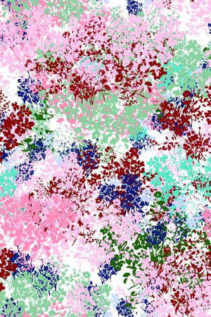 连衣裙印花华亿平台图片