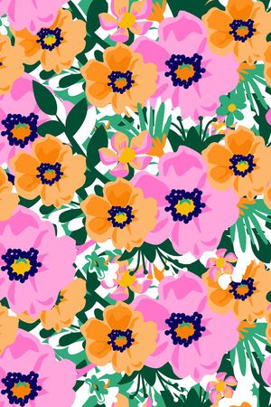 连衣裙印花华亿平台图片