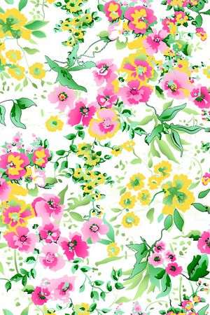 连衣裙印花华亿平台图片