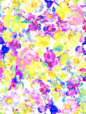 连衣裙印花华亿平台图片