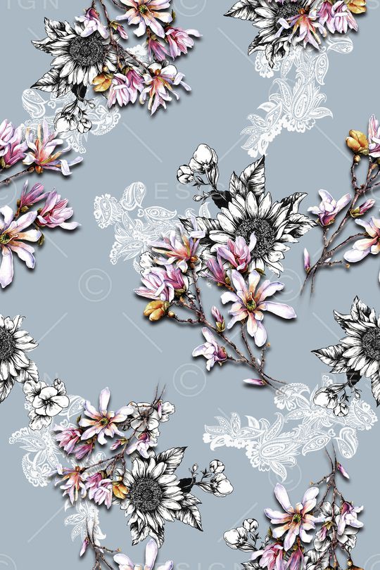 复古印花华亿平台图片