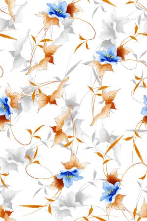 绿植树叶印花华亿平台图片