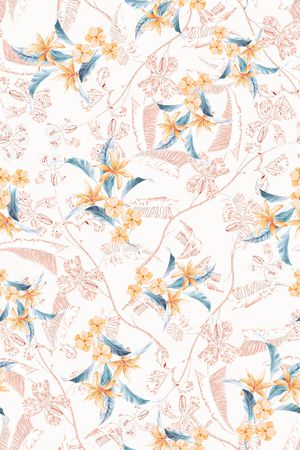 绿植树叶印花华亿平台图片