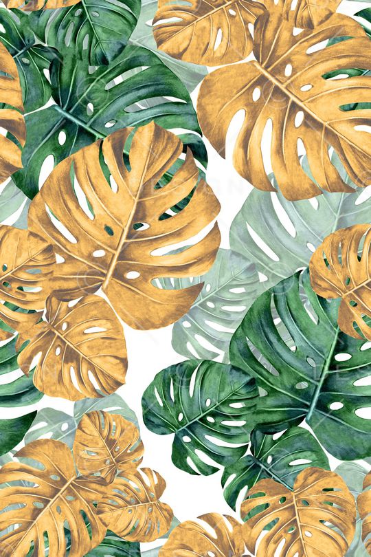 绿植树叶印花华亿平台图片