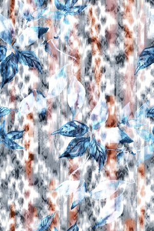 绿植树叶印花华亿平台图片