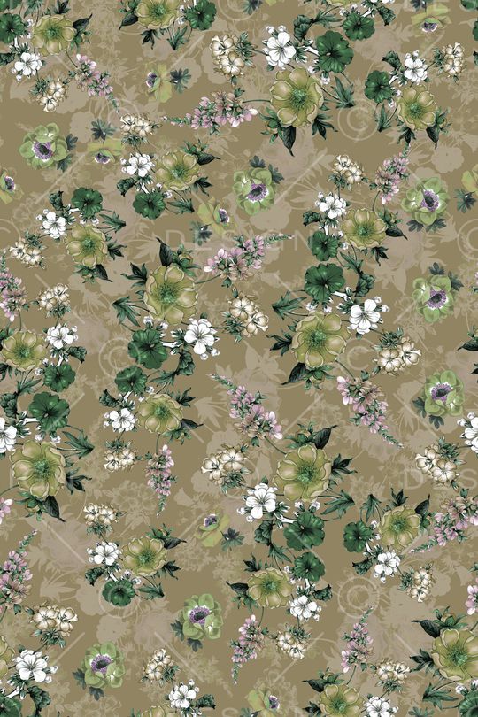 绿植树叶印花华亿平台图片