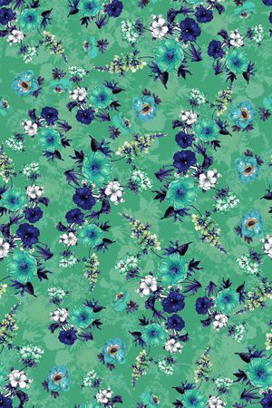 绿植树叶印花华亿平台图片