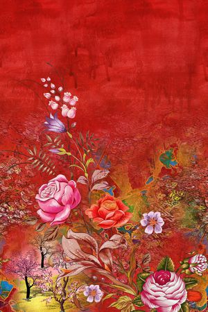 定位花印花华亿平台图片