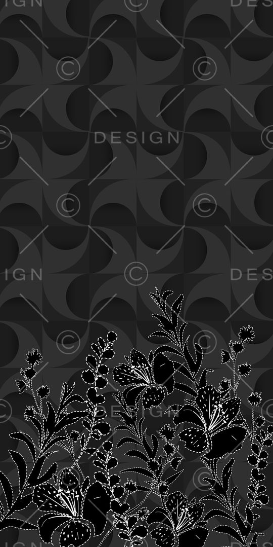 女装定位花印花华亿平台图片