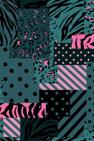 几何印花华亿平台图片